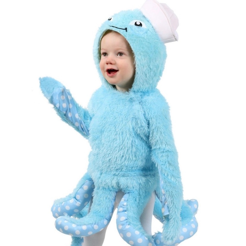 Princess Paradise blue octopus costume size 12-18months